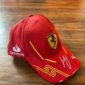 Ferrari Red Racing Cap with Emblem